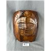 Image 1 : Vintage Wood Carved West Coast Moon Chief Mask. Nootka BC