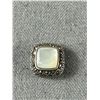 Image 3 : Nice Sterling Marcasite & Mother of Pearl Pendant