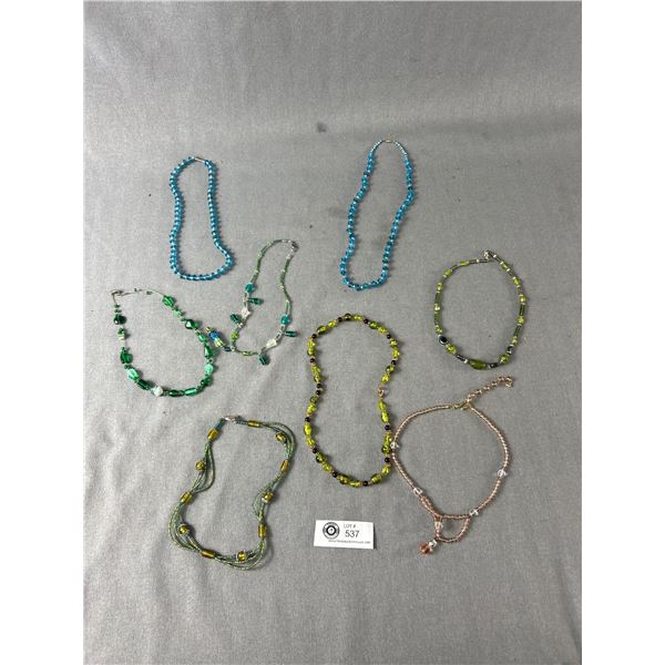 Vintage Hand Made Beaded Necklaces