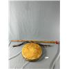 Image 1 : Vintage Hand Drum with Beater and Bow.