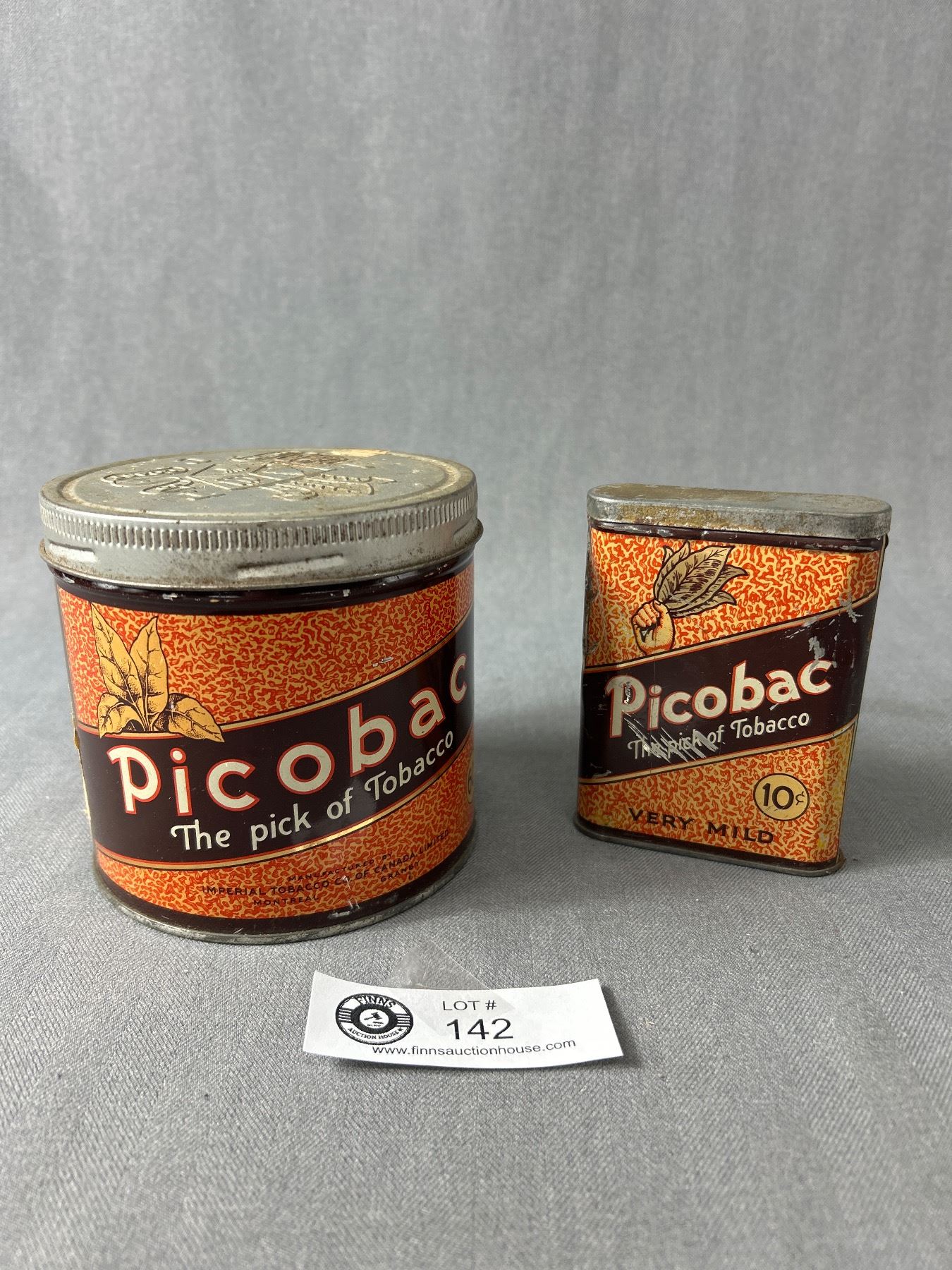 picobac tobacco tin Vintage Pipe 2 Vintage Picobac Tobacco Tins