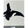 Image 2 : 1999 Aboriginal Waglisla, BC Signed Ben Houstie Painting - Killer Whale approx. 17" x 14"