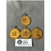 Image 1 : 4 Province Of BC 1971 Medals