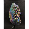 Image 2 : 6" Amethyst Titanium Aura On Stand. MSRP $400.00