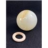 Image 2 : Yellow Onyx w/Inclusion Lines Sphere MSRP $780.00