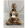 Image 1 : Clear Quartz Buddha Solar Lamp MSRP $350.00