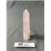 Image 1 : 4.5" Rose Quartz Tower MSRP $350.00