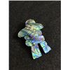 Image 2 : Lovely Abalone Brooch Magnet & Pendant w/ Chain Necklace