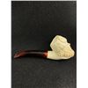 Image 2 : Vintage Nicely Carved Meerschaum Tobacco Pipe w. Pipe Carry Case