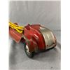 Image 2 : Vintage USA Kingsbury Toys Metal Fire Truck. Approx. Body 18" L (24" w/Ladder)