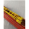 Image 4 : Vintage USA Kingsbury Toys Metal Fire Truck. Approx. Body 18" L (24" w/Ladder)