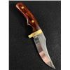 Image 4 : Custom Handmade Huntig Knife and Sheath by West King - 9" Overall, 4.5" Blade