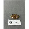 Image 1 : Very Nice 1940's Rhinestone Brooch Marked "Made In Austria"