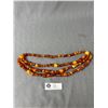 Image 2 : Triple Strand Of Huge Genuine Translucient & Opaque Baltic Amber Necklace, Gorgeous, Original Amber 