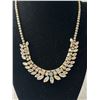 Image 2 : Vintage Aurora Borealis Rhinestones Choker Necklace, Signed Sherman. As Is