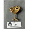 Image 2 : Rhinestones Edged Champagne Glass w/Pearls Bubbles Brooch. Large Size