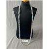 Image 2 : Large Faceted LED Crystal Beads Necklace, Double Length, Heavy Weight