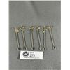 Image 2 : Set of 6 Sterling (Tested) Figure Cocktail Forks