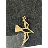 Image 2 : 1 10 Karat Gold Flying Bird Pendant (Nice Piece)