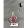 Image 1 : Victoria  Threaded Glass Epergne Arm Circa 1881