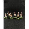 Image 2 : 6 Vintage Hand Painted Metal Soldiers, Made In England