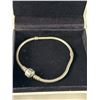 Image 2 : Authentic Pandora 925 Sterling Silver Charm Bracelet 7.5" 14.7 Grams - Marked & Tested