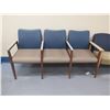 Image 2 : Qty 2 Seating Arrangements: Steelcase Wooden 3-Seat 68"x19"x35"H & 2-Seat 47"x19"x32"H Units