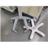 Image 3 : Qty 2 Medical Equipment Rolling Pole Stands