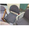 Image 8 : Qty 5 Stationary Upholstered Chairs, Misc Sizes