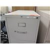 Image 2 : Qty 2 Metal 4-Drawer File Cabinets 16"x26"x52"H / 15"x28"x52"H