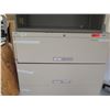 Image 2 : Metal Lateral 4-Drawer File Cabinet 42"x18" w/ Steelcase Top Cabinet 36"x18"x18"
