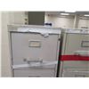 Image 2 : Qty 3 Metal 4-Drawer File Cabinets 15"x27"x52"H