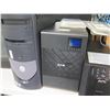 Image 8 : Misc Electronics: APC Smart-UPS, Eaton 9SX 2000 Tower, Philips TV, Monitors, Cords, etc (untested)