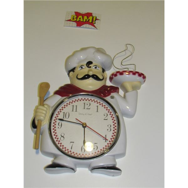 Vintage Chef Clock