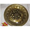 Image 1 : Round Brass Plate - Fruits