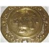 Image 1 : Round Brass Plate - Ships at Sea