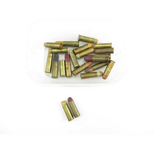 CARTRIDGE COLLECTORS SAMPLE OF .44-50 SHOT SHELLS AMMO LOT