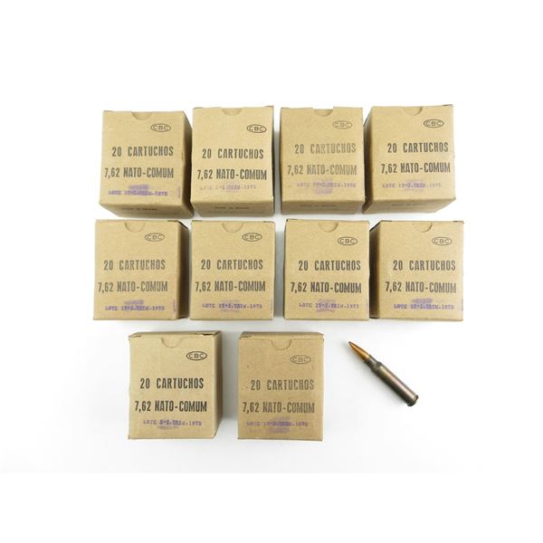 CBC 7.62 NATO MILITARY AMMO LOT