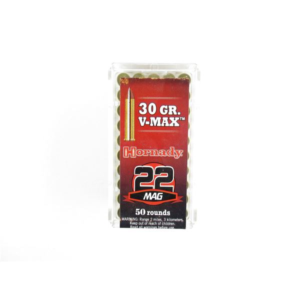 HORNADY .22 MAG AMMO LOT