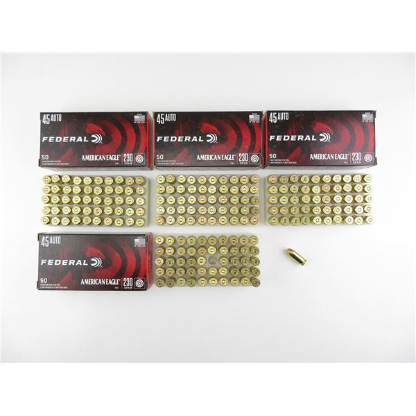 FEDERAL .45 AUTO AMMO LOT