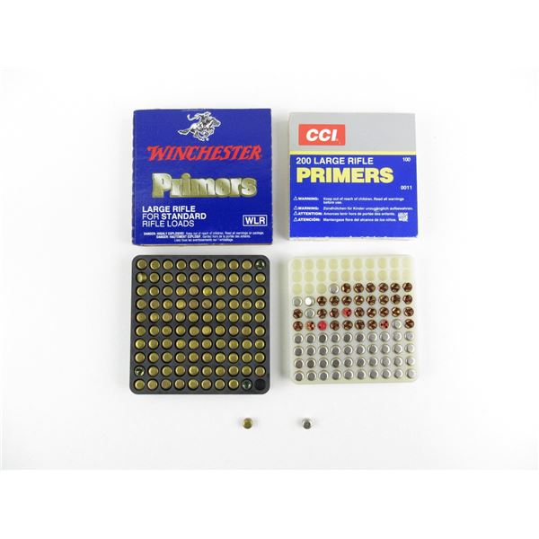 ASSORTED LARGE RIFLE PRIMERS LOT