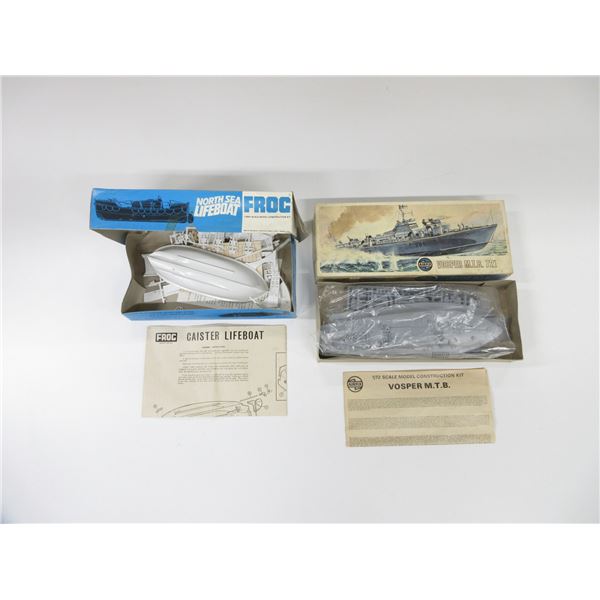 ASSORTED BRITISH SHIP MODEL LOT