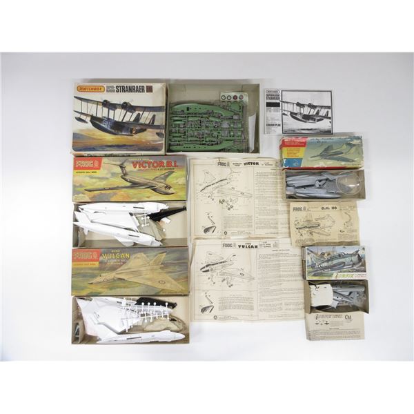 ASSORTED BRITISH AIRPLANE MODEL LOT