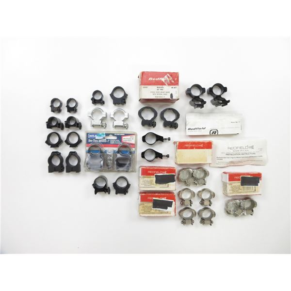 GUNSMITHING ASSORTED SCOPE RINGS LOT