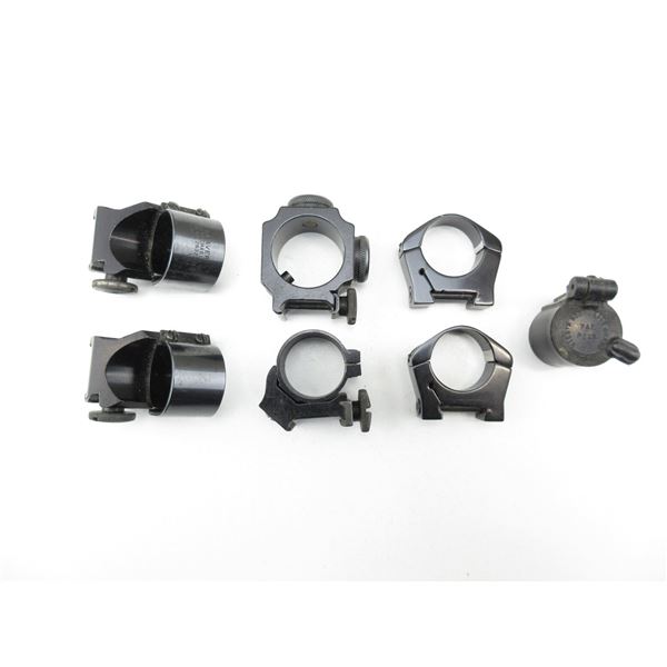 ASSORTED SCOPE RINGS LOT