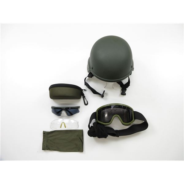 PAINTBALL HELMET AND ETC. LOT