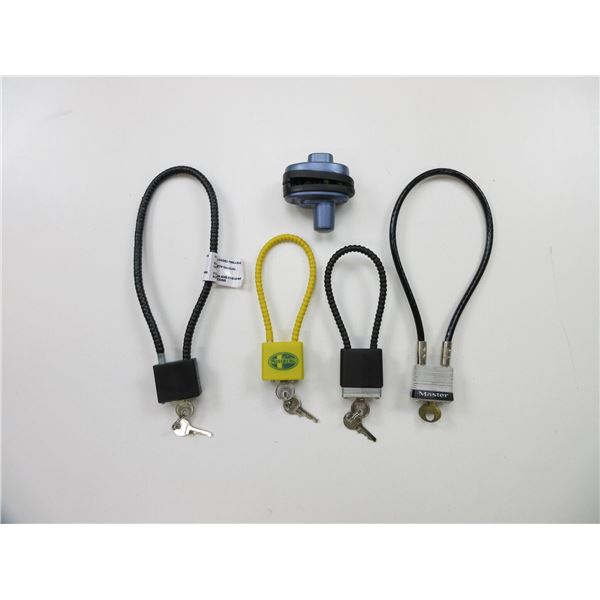 ASSORTED CABLE LOCKS AND ETC. LOT