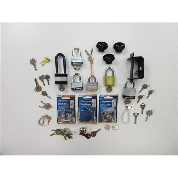 ASSORTED PADLOCKS AND ETC. LOT