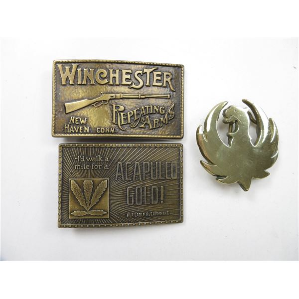 ASSORTED BELT BUCKLES LOT