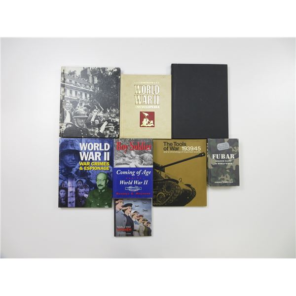 ASSORTED WWII MILITARY BOOK LOT